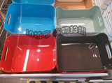 IKEA宜家代购 家居厨房用品 瓦瑞拉盒子塑料收纳盒24x17x10cmw0.4