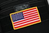 美国国旗章  魔术贴章 高级刺绣章 臂章包包配件