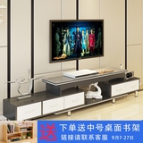 可伸缩电视柜创意设计现代都市时尚简约客厅家具大容量储物功能