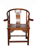 实木角花圈椅 餐椅 官帽椅子 仿古明清实木家具 榆木 中式古典椅