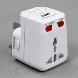 出国旅行必备神器用品 USB电源插座转换器欧洲日本韩国通用转换头