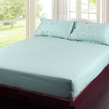 外贸纯棉床笠单件简约床罩1.5米1.8米2.0米床垫防滑席梦思保护套