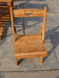 笑脸楠竹折叠椅子竹折叠圆凳子旅行方凳折叠桌椅竹凳钓鱼凳竹制品