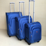 外贸原单万向轮行李箱牛津纺拉杆箱男女通用可扩展24寸旅行箱软箱