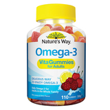 【澳洲直邮】Nature's way 佳思敏Omega-3 成人鱼油软糖 110粒