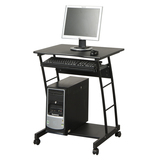 白枫黑色长60*宽48*72cm小型台式简易电脑桌家用移动学习书桌包邮