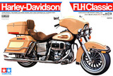 田宫拼装摩托车模型16040 1/6 哈雷 Harley Davidson FLH Classic
