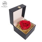 永生花礼盒装 保鲜花干花红玫瑰 12星座生日情人节礼物顺丰包邮