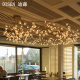 moooi后现代简约客厅餐厅咖啡厅吊灯圆形创意个性艺术萤火虫吊灯