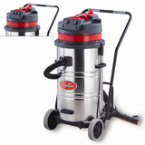 超宝80L带扒吸尘吸水机 商用清洁吸水机器 手推式工业吸尘吸水机
