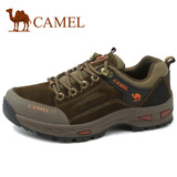 Camel骆驼低帮登山鞋户外徙步运动跑步鞋耐磨男鞋春季鞋子男真皮