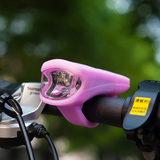 自行车灯前灯USB充电LED强光手电筒山地车夜骑单车配件骑行装备