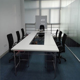 简易批发办公会议桌洽谈桌员工培训桌公司会议桌可折叠员工办公桌