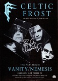 CELTIC FROST Vanity/Nemesis 签名 照片