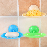 肥皂盒沥水香皂架吸盘壁挂墙上置物托盘碟创意浴室卫生间防水大码