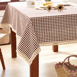 北欧宜家 家居布艺 长方形圆形餐桌布书桌布茶几台布盖布防水桌布