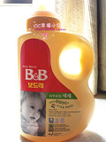 限量疯抢B＆B澳门代购韩国保宁B&B婴儿纤维抗菌洗衣液1500ML