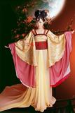 古装服装女仙女汉服古代唐装儿童演出服结婚礼服公主贵妃民族服装