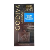 美国 Godiva/歌帝梵85%黑巧克力排块100g 买3包邮