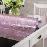 桌面软质玻璃透明圆桌桌布包邮防水防油免洗台布餐桌垫PVC水晶板
