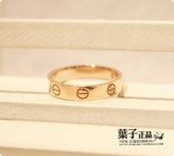 叶子韩国进口 纯14K金 卡 亚定制 原版玫瑰金 黄金白金 指环 戒指