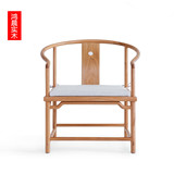 老榆木禅椅中式加大打坐椅免漆现代仿古宽大禅凳明式坐禅意禅茶椅