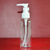 分装旅行化妆品 透明塑料压嘴瓶 乳液精华按压长嘴小空瓶子100ml