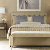 美式布艺床可拆洗双人床1.8米简约现代小户型软包床北欧宜家布床