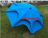 【包邮】新款双层90度2.4米钓鱼伞 防雨 防风 防紫外线