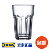 IKEA宜家正品代购博克尔玻璃杯子 酒杯 水杯牛奶杯酒吧杯9块9包邮