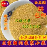 东北朝阳 500g 黄小米 小黄米 2015新米 月子米 农家杂粮食小米粥
