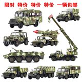 包邮 合金军事导弹运输车声光 回力模型儿童玩具 装甲车军车模型