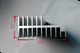 散热器电焊 焊机 散热片 大功率铝型材散热器宽68高31长100