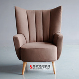 现代家具法式风格布艺单人沙发组合外贸出口古典特价北欧宜家沙发
