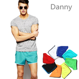 丹尼尔Danny男士大码速干内衬三分沙滩夏日海边游泳裤运动短裤男