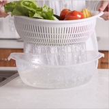 厨房放碗架沥水架装碗筷收纳箱晾盘子碗碟收纳盒餐具带盖碗柜塑料