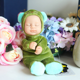 六一儿童节正品比伯娃娃仿真睡眠安抚娃娃礼物婴儿玩具毛绒玩具