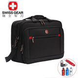 瑞士军刀男包大容量商务旅行包横款手提包牛津布电脑包单肩公文包