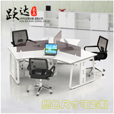 上海办公桌3/4/6/8人位 简约现代职员办公桌椅 屏风工作位 电脑桌
