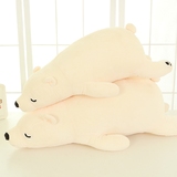 北极熊公仔 毛绒玩具趴趴熊 大号布娃娃熊女生礼物抱枕午睡靠枕