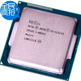 Intel/英特尔 E3-1231v3 散片 E3 四核处理器至强CPU 支持Z97超I5