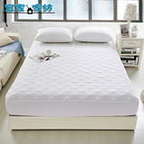 纯全棉白色床笠单件 1.8多色夹棉加厚防滑床单罩1.2m1.5米可定做