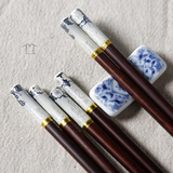 极有家创意个性 日本高档天然家用木筷 礼品筷子 单双装