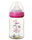 16新款！日本贝亲婴儿宽口径PPSU塑料宝宝玩具箱图案奶瓶160ml
