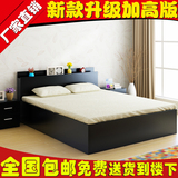 特价1.5米板式双人床1.8m榻榻米床单人现代简约高箱床储物收纳床
