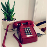 老按键式仿古复古座机 古董电话机美式机械振铃创意时尚欧式话机