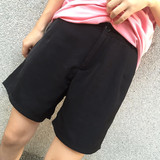 【香蕉先生】夏季新款 LES小码日系复古西装短裤韩国男女情侣装潮