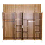 简易宜家实木衣柜木质组合成人衣柜衣橱板式两门衣柜3门4门木衣柜