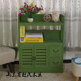 特价韩式田园家具白色柜子实木带门储物柜收纳柜现代简约书架书柜