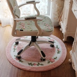 特价圆形地垫地毯电脑椅垫转椅垫吊篮简约化妆凳子脚垫防滑地毯